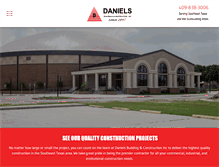 Tablet Screenshot of danielsinc.com